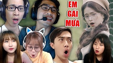 Cảm xúc của Pewpew, ViruSs, Misthy, Uyên Pu khi reaction Em gái mưa - Linh Ka ,