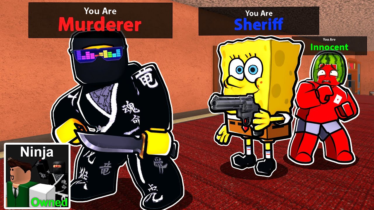 BECOMING a NINJA in Murder Mystery Roblox