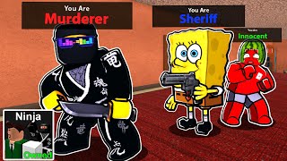 Famous BECOMING a NINJA in Murder Mystery Roblox Wealth