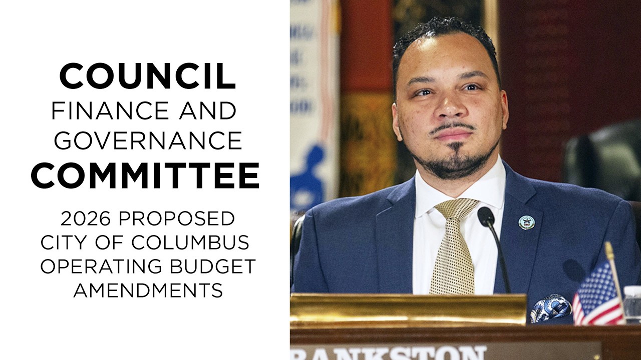 Council Finance & Governance Committee: 2026 Proposed City of Columbus Operating Budget Amendments