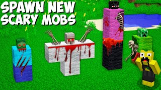 What if I SPAWN THE SCARIEST MOBS in Minecraft ? NEW SCARY MOB !