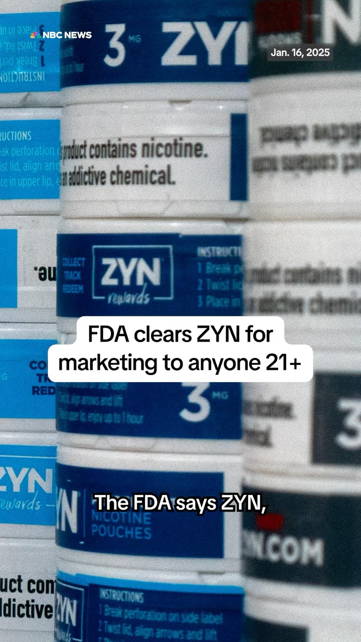 FDA clears ZYN for marketing to anyone 21+