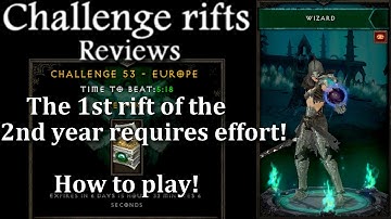 Diablo 3 Challenge Rift 53 Europe Review Wizard