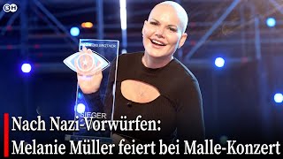Nach Nazi-Vorwürfen: Melanie Müller feiert bei Malle-Konzert  #garmany