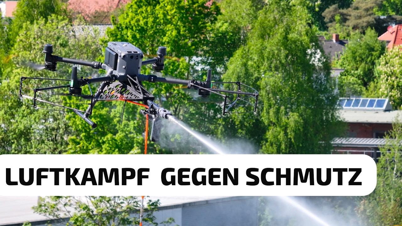 Reinigungs Drohnen fliegen in Deutschland – Gebäude reinigen ohne Klettern | YouKnow-TV