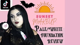 TikTok made buy it : Goth Foundation by Sunset Make up