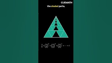Finding sum of a series by just shading a triangle!