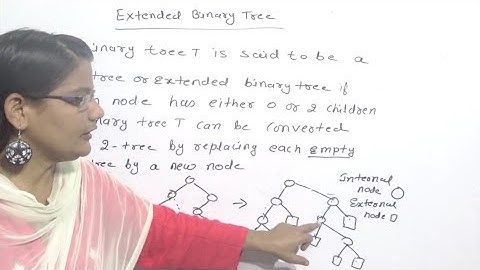 Extended Binary Tree in Data Structure Lec-35|Hindi