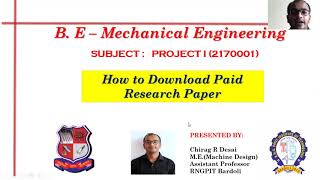 How to download sciencedirect paid research paper.