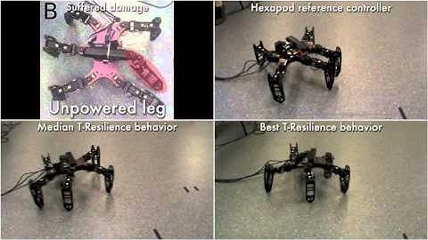 Fast Damage Recovery in Robotics with the T-Resilience Algorithm (2 of 4)