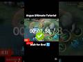 Argus Ultimate Tutorial Mobile legends #ml2b #argus #tutorial #shorts