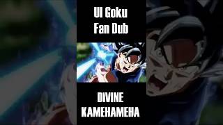 I Dubbed Gokus Divine Kamehameha #dragonball #shorts
