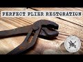 Satisfying hand tool restoration of a water pump pliers