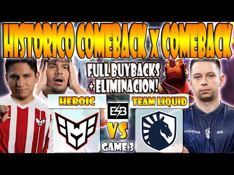 HEROIC VS TEAM LIQUID BO3[GAME 3]ELIMINACION- K1, SCOFIELD VS NISHA- DREAMLEAGUE SEASON 23-DOTA -ESB