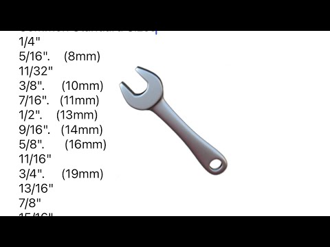 Videó: Mi egyenértékű egy 7 mm-es csavarkulccsal?