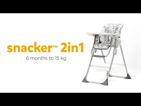 Joie snacker™ 2in1 | Compact Highchair & Table Chair