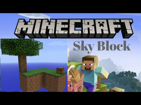Playing Minecraft Sky block survival - YouTube