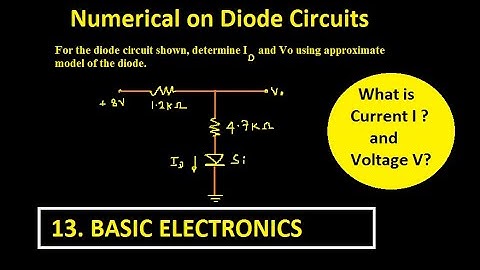 Diode Circuits (Numerical 5) | BASIC ELECTRONICS