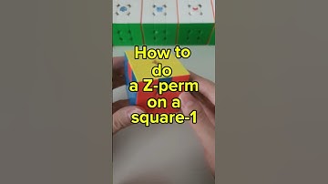 Z perm on a SQUARE-1 #funny #3x3cube #cubing #rubiks #rubikscube #shorts