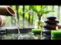 Relaxing Music Relieves Stress, Anxiety and Depression - Bamboo Water Fountain + Healing Piano Music