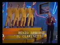 Renzo Arbore a Superclassifica Show - Il clarinetto - 1986