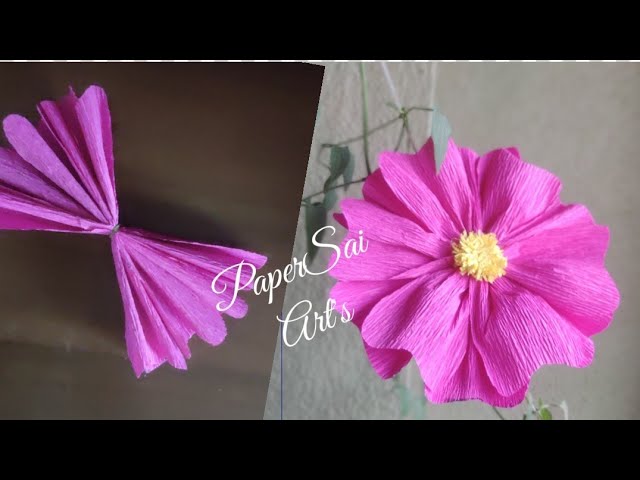 EASY Crepe Paper Flowers For Beginners - Step By Step Tutorial - FancyBloom