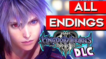 KINGDOM HEARTS 3 ReMind DLC - All Endings Final Boss + SECRET Ending