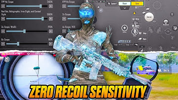 Bgmi Sensitivity Settings 🔴 2025 Zero Recoil Sensitivity Code in Bgmi/Pubg | Bgmi 4.0 sensitivity