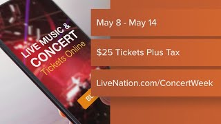 Live Nation announces Concert Week with $25 tickets