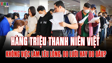 Hàng triệu thanh niên Việt không việc làm, thất nghiệp lêu lỏng: Do lười hay do đâu? | TBL News