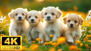 Baby Animals 4K (60 FPS) - Adorable Baby Animals Compilation With Relaxing Music