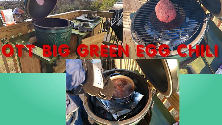 Cooking Over The Top Chili On The Big Green Egg! | Best Way To Cook Chili?