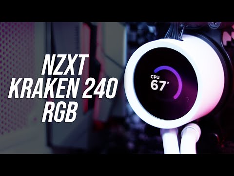 NZXT Kraken 240 AIO Cooler LCD - Black