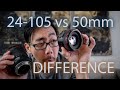 Canon 24-105 vs 50mm - Low Light, Depth of Field, Versatility -DIFFERENCES