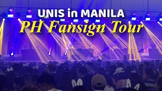 UNIS in Manila 1st Day | PH Fansign Tour | Fancam Compilation 05-05-2024
