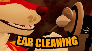 Furry ASMR as a Fox Cleans Your Ears for Bed 🦊 (VRChat 3DIO) screenshot 4