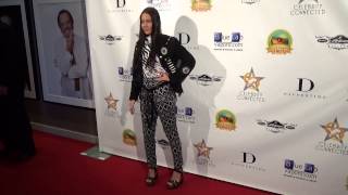 Heart Hays arriving to the American Music Awards Gifting Lounge @Hearthays