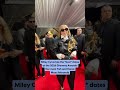 Miley Cyrus arrives at the Grammys