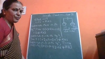 Simple equations for class 7   Part III
