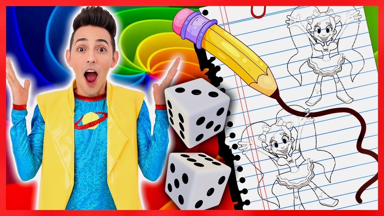 DIBUJANDO CON RAPIDEZ / SHOW PIEDRA PAPEL O TIJERA / RETO DE LOS DADOS ...