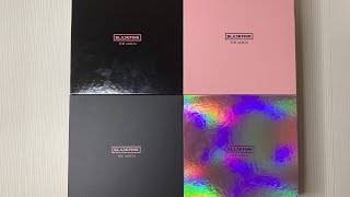 Распаковка альбома BLACKPINK / Unboxing album BLACKPINK 1st Full Album (The Album)(1, 2, 3 & 4 ver.)