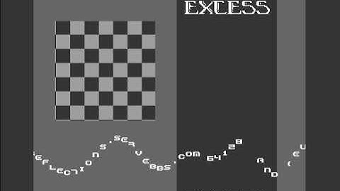 Intro Excess Checkerboard & DYCP! 25April2020! Commodore 64 (C64)
