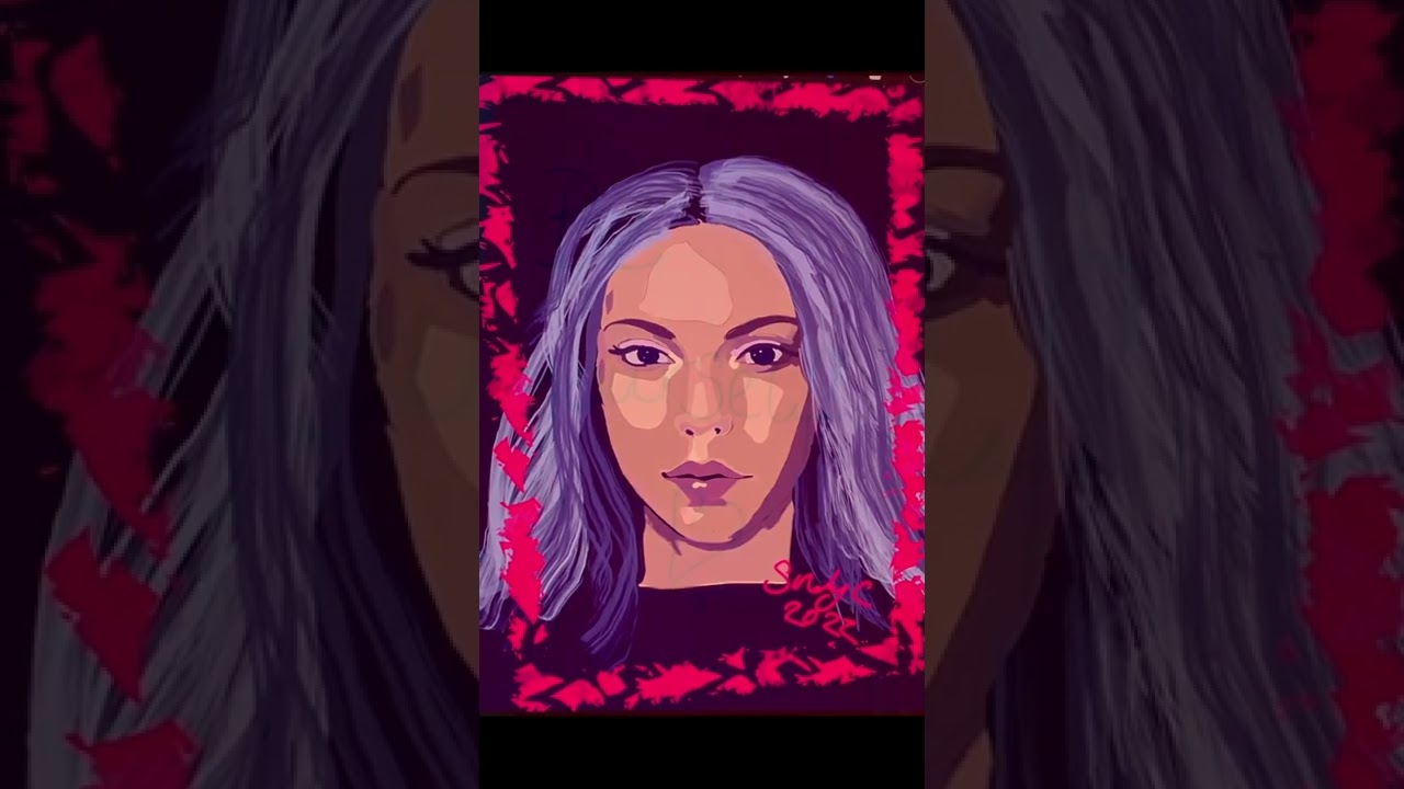 Affirmation Drawings procreate    (part 1) #youtube #artist #artvideo #annodominibeats