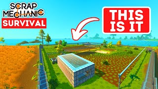 The BEST Place to Build Your Farm in Scrap Mechanic Survival