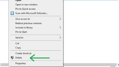 What happens if you delete the "Windows" folder?