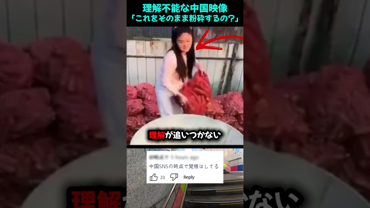 中国SNSの映像に言葉を失う