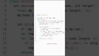 Max Jumps to Reach Last Index | LeetCode 2770 Explanation 💻 #dart #shorts #python #c++ #coding