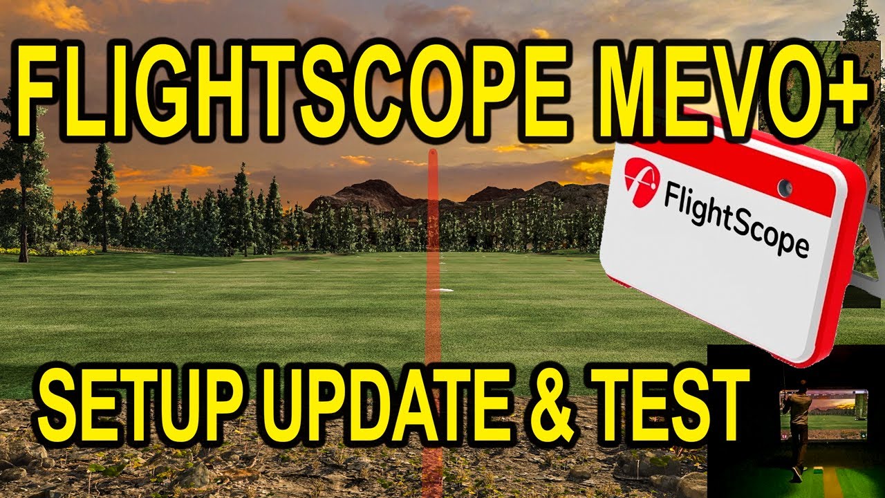 Flightscope Mevo Plus - SETUP UPDATE - 7ft or 8ft - Golf Simulator TEST