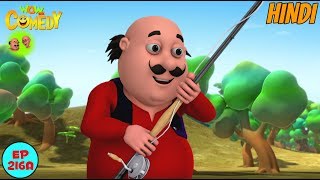 Motu patlu and friends go fishing catch a lot of fishes! when they get
tired collect all the fishes decide to eat. just as dr jhatka asks
f...