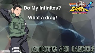 Shikamaru Combo INFINITES and Cancels || ultimate ninja storm 4